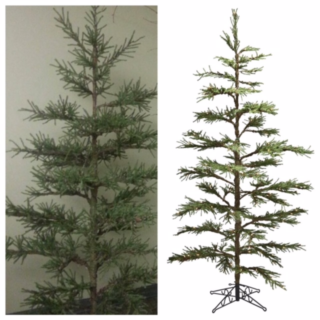 Pistol Pine 7' Rental - Themed Rentals - 7 foot Charlie Brown Artificial Christmas Tree